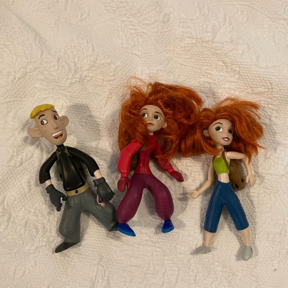 Rare Kim Possible Disney Action Figures with prerecorded backpacks that work - Picture 1 of 11